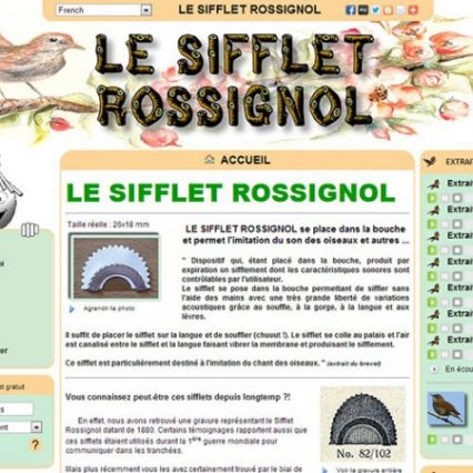 Website - Le Sifflet Rossignol