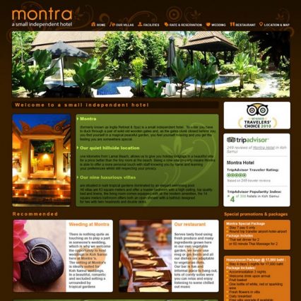 Website - Montra Resort