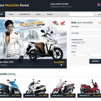 Website - Samui Motorbike Rental