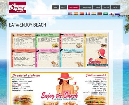 Modifications Website - Enjoy Beach