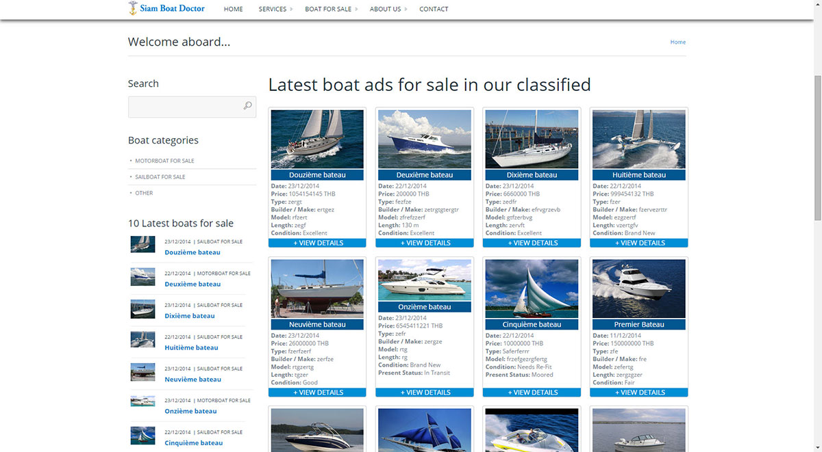 Website - Siam Boat Doctor