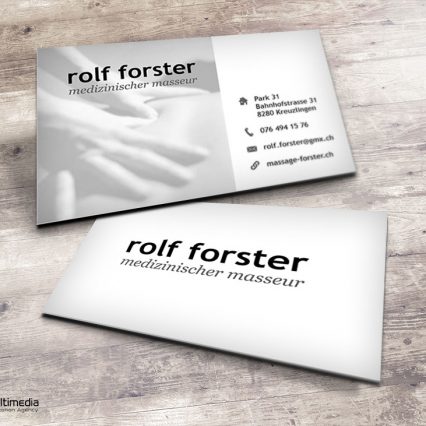 Business card - Rolf Forster