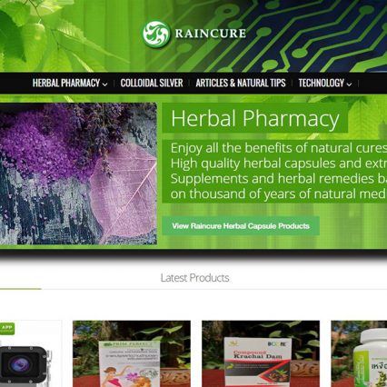 Website modifications - Raincure