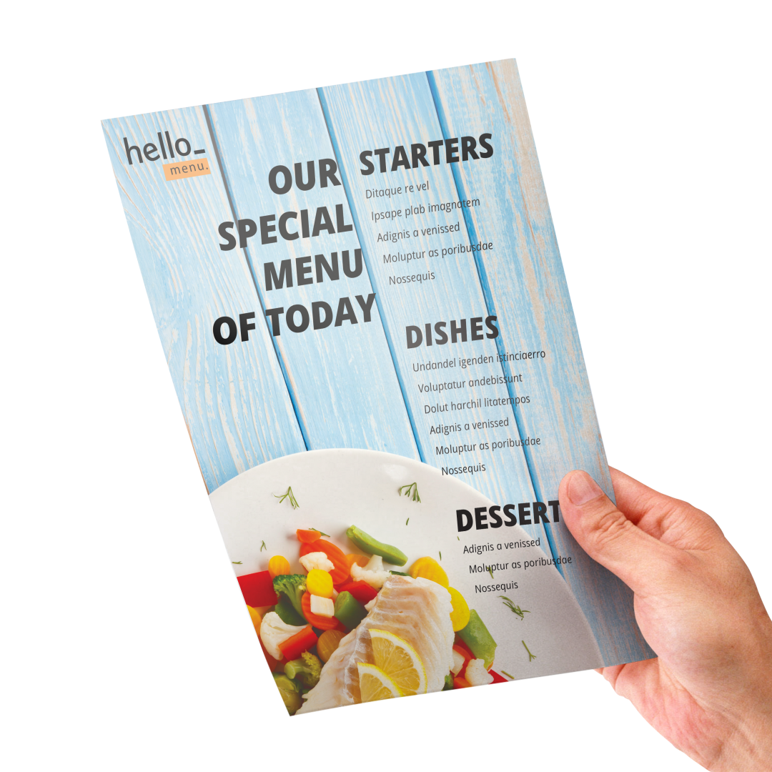 Menu design