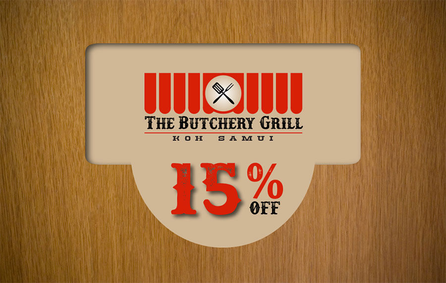 Promotion card - The Butchery Grill