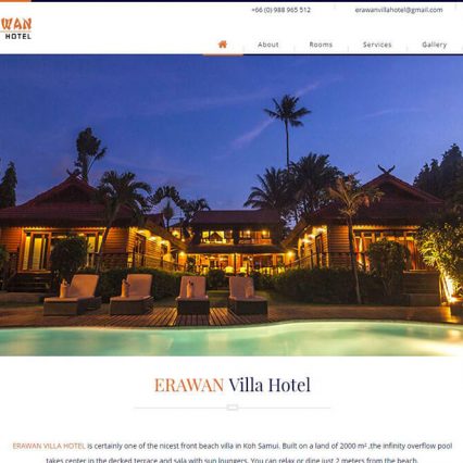 Website - Erawan Villa Hotel