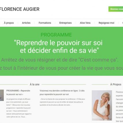 Website - Florence Augier