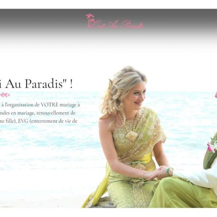 Website - Oui au paradis